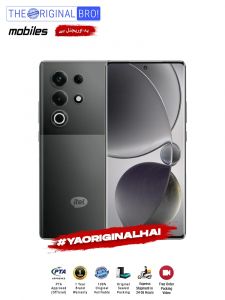 Itel S25 Ultra - 8GB RAM - 256GB Storage - PTA Approved - 12 Months Warranty - Black - The Original Bro Mobiles - TOB33